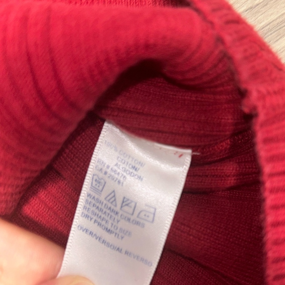 Y2K Tommy Hilfiger Red Sweater Size Medium - Picture 4 of 8